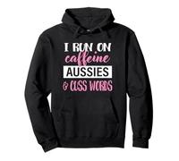 Funny Womens Caffeine & Australian Shepherd Lover Sweat à Capuche