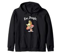 Funny Womens Cottagecore Art Ew People Antisocial Frog Lover Sweat à Capuche