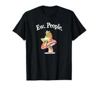 Funny Womens Cottagecore Art Ew People Antisocial Frog Lover T-Shirt