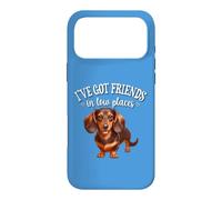 Funny Womens Friends in Low Places Brown Dachshund Lover Coque pour iPhone 17 Pro Max