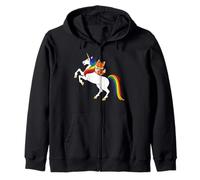 Funny Womens Girls Kids Kawaii Unicorn Red Fox Lover Sweat à Capuche