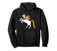 Funny Womens Girls Kids Kawaii Unicorn Red Fox Lover Sweat à Capuche