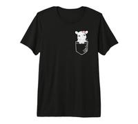 Funny Womens Girls Kids Save Endangered Rhino Pocket Lover T-Shirt Haut de Gamme