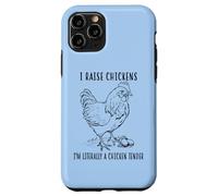 Funny Womens Girls Raise Chicken Tender Buff Orpington Lover Coque pour iPhone 11 Pro