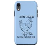 Funny Womens Girls Raise Chicken Tender Buff Orpington Lover Coque pour iPhone XR