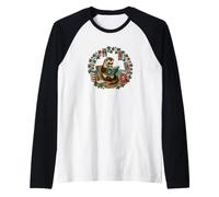 Funny Womens Girls Reading Books Read Mom Ferret Lover Manche Raglan
