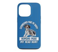 Funny Womens Humans Hurt My Head Bluetick Coonhound Lover Coque pour iPhone 13 Pro