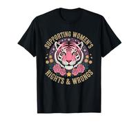 Funny Women's I Support Women's Rights And Wrongs Esthetic T-Shirt