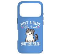 Funny Womens Kawaii Girl Who Loves Scottish Folds Lover Coque pour iPhone 17 Pro