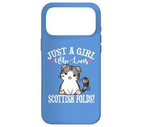 Funny Womens Kawaii Girl Who Loves Scottish Folds Lover Coque pour iPhone 17 Pro Max