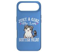 Funny Womens Kawaii Girl Who Loves Scottish Folds Lover Coque pour iPhone Air