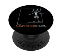 Funny Womens New Mexico, NM Girls New Mexico PopSockets PopGrip Adhésif
