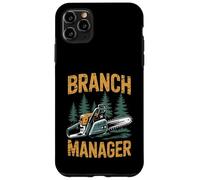 Funny Woodworker Logger Branch Manager Arborist Lineman Work Coque pour iPhone 11 Pro Max