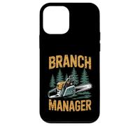 Funny Woodworker Logger Branch Manager Arborist Lineman Work Coque pour iPhone 12 Mini