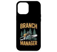 Funny Woodworker Logger Branch Manager Arborist Lineman Work Coque pour iPhone 12 Pro Max