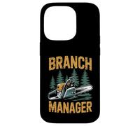 Funny Woodworker Logger Branch Manager Arborist Lineman Work Coque pour iPhone 14 Pro