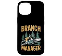 Funny Woodworker Logger Branch Manager Arborist Lineman Work Coque pour iPhone 15