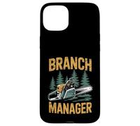 Funny Woodworker Logger Branch Manager Arborist Lineman Work Coque pour iPhone 15 Plus