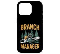 Funny Woodworker Logger Branch Manager Arborist Lineman Work Coque pour iPhone 16 Pro