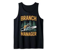 Funny Woodworker Logger Branch Manager Arborist Lineman Work Débardeur