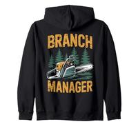Funny Woodworker Logger Branch Manager Arborist Lineman Work Sweat à Capuche