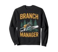 Funny Woodworker Logger Branch Manager Arborist Lineman Work Sweatshirt