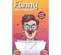 Funny Word Search Puzzle Book: Travel Edition with Bonus Crosswords Featuring 1,200 Made-Up Hilarious Words | Portable 6×9 Size Covers Dad Jokes, Silly Superheros to Deliver Your Daily Dose of Humor