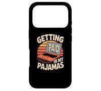 Funny Working from Home Memes Getting Paid in My Pyjamas Coque pour iPhone 17 Pro