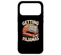Funny Working from Home Memes Getting Paid in My Pyjamas Coque pour iPhone 17 Pro Max
