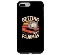 Funny Working from Home Memes Getting Paid in My Pyjamas Coque pour iPhone 7 Plus/8 Plus