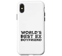 Funny World's Best Ex Boyfriend Humour Couples Girlfriend Coque pour iPhone X/XS