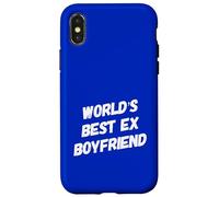 Funny World's Best Ex Boyfriend Humour Couples Girlfriend Coque pour iPhone X/XS