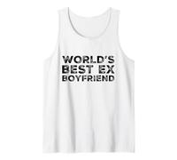 Funny World's Best Ex Boyfriend Humour Couples Girlfriend Débardeur