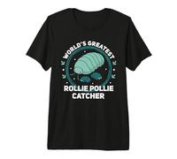 Funny World's Greatest Rollie Pollie Catcher Isopodes Kawaii T-Shirt Haut de Gamme