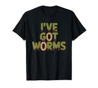 Funny Worm Farmer Who Has Lots Worms Home Got Farming Humor T-Shirt