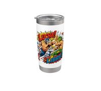 Funny Wrestling - Lucha Libre - Catcheur Gobelet isotherme en acier inoxydable double paroi