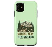 Funny Wrong Way Hiking Club Still Have Fun Trail Hiker Coque pour iPhone 11