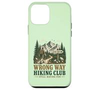 Funny Wrong Way Hiking Club Still Have Fun Trail Hiker Coque pour iPhone 12 Mini