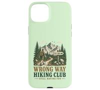 Funny Wrong Way Hiking Club Still Have Fun Trail Hiker Coque pour iPhone 15 Plus