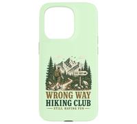 Funny Wrong Way Hiking Club Still Have Fun Trail Hiker Coque pour iPhone 15 Pro