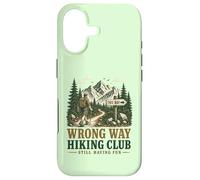 Funny Wrong Way Hiking Club Still Have Fun Trail Hiker Coque pour iPhone 17