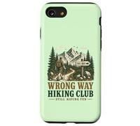 Funny Wrong Way Hiking Club Still Have Fun Trail Hiker Coque pour iPhone SE (2020) / 7/8