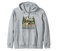 Funny Wrong Way Hiking Club Still Have Fun Trail Hiker Sweat à Capuche