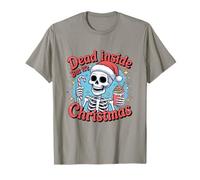 Funny Xmas Skeleton Graphic. Dead Inside But It's Christmas T-Shirt