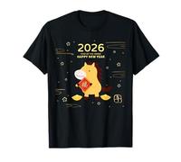 Funny Year of The Horse Tee - Luck Fu Symbol - New Year 2026 T-Shirt
