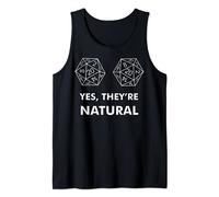 Funny Yes, They're Natural 20 Sided Dice D20 Gamer Débardeur