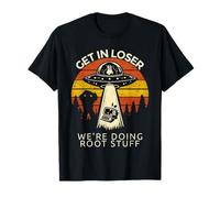 Funny Yeti Get in Loser Linux Sysadmin Geek T-Shirt