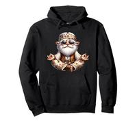 Funny Yoga Graphic for Mom Hippies with Groovy Hippie GNOME Sweat à Capuche