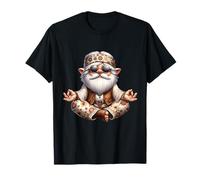 Funny Yoga Graphic for Mom Hippies with Groovy Hippie GNOME T-Shirt
