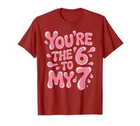 Funny You are The 6 to My 7 Valentines Couple Match Romance T-Shirt